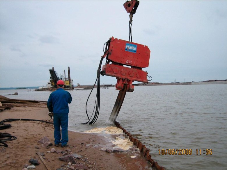 Вибропогружатель muller ms40