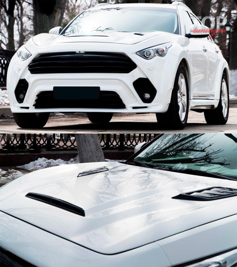 Fx50 инфинити капот с жабрами