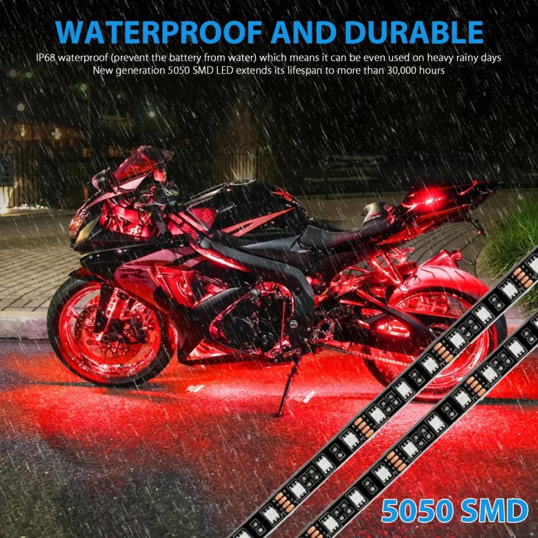 Мотоцикл красный