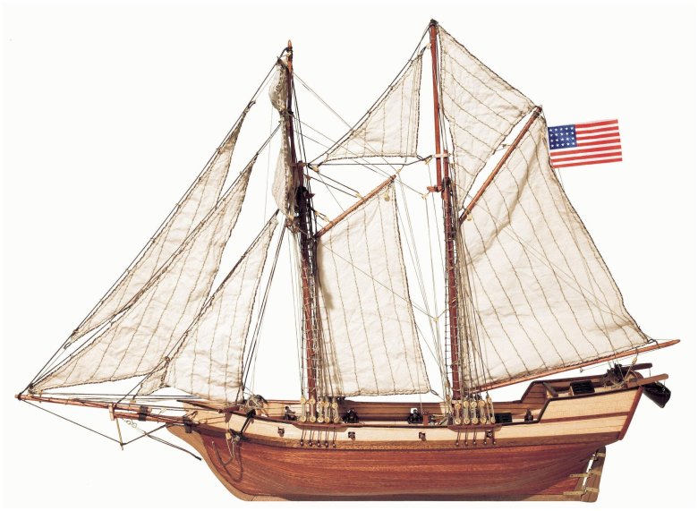 Модель парусника галеон альбатрос