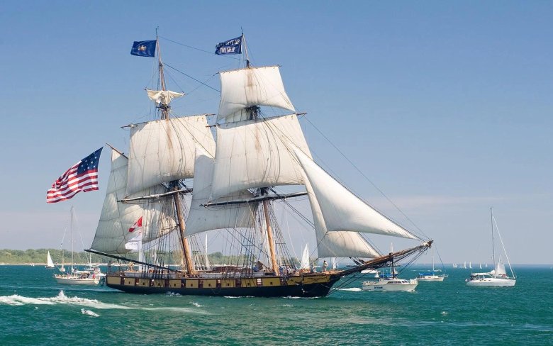 Двухмачтовый бриг ниагара