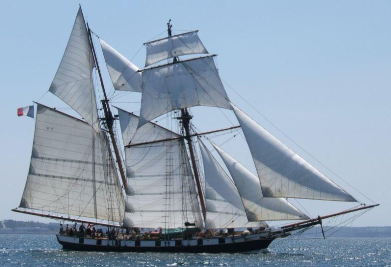 Шхуна бригантина бриг