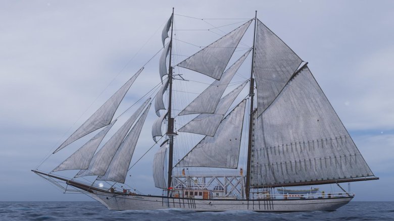 Бригантина корабль парусный