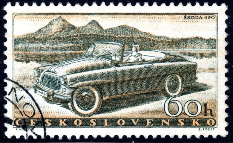 Почтовая марка ceskoslovensko 60h