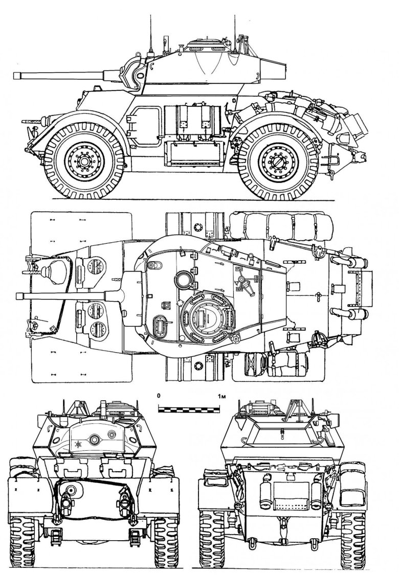 Бронеавтомобиль панар aml 90 чертежи