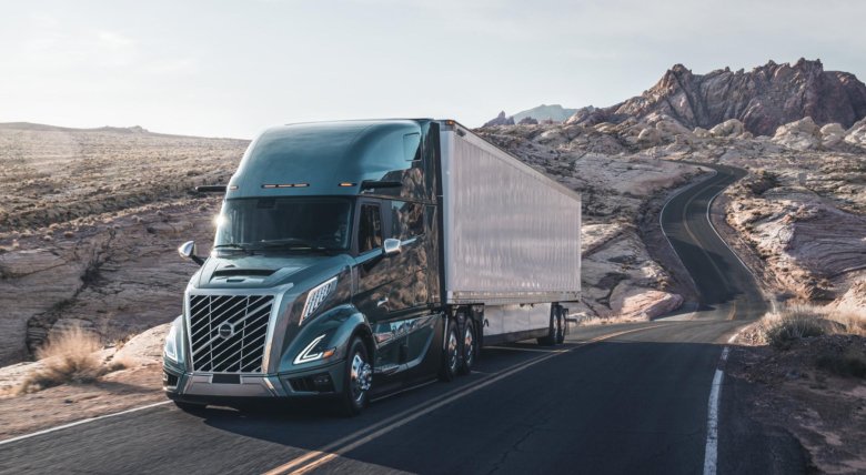 Новый тягач вольво