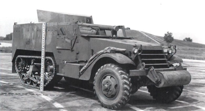 Полугусеничный бронетранспортер м3