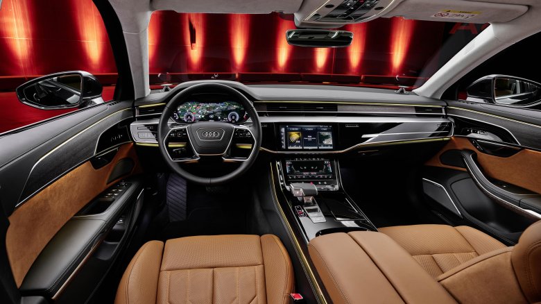 Audi a8 2022 салон