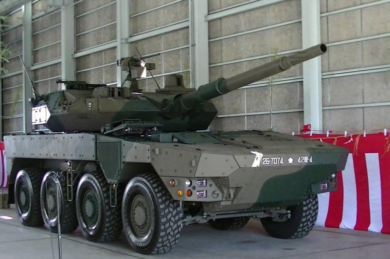 Колесный танк (maneuver combat vehicle) mcv (япония)