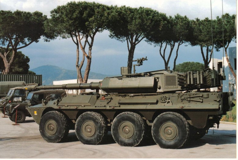 Итальянский колесный танк centauro