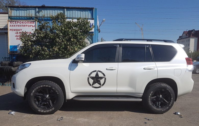 Toyota land cruiser prado 150 на дисках