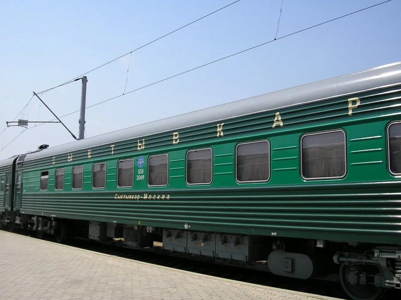 Пассажирский вагон ржд зеленый