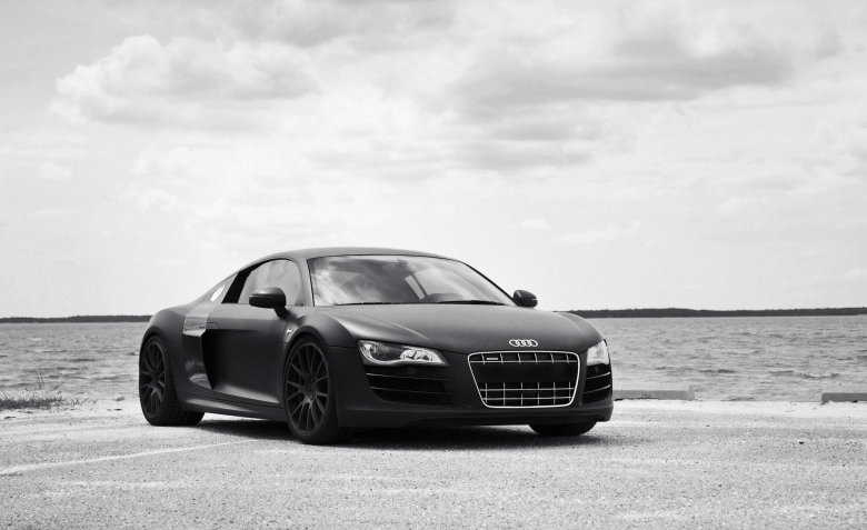 Audi r 8 black