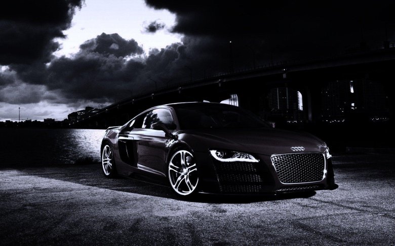 Ауди р8 черная