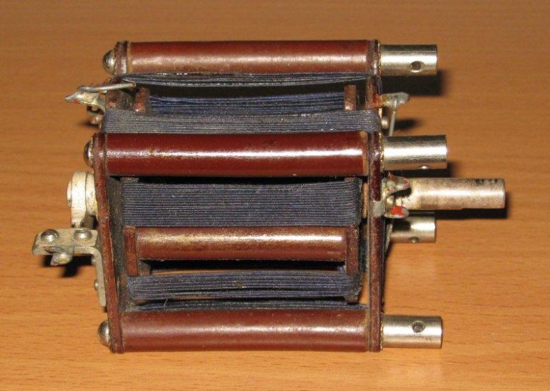 Катушка переменной индуктивности вариометр