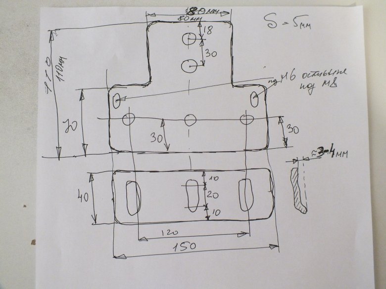 Чертеж экспедиционного багажника уаз патриот