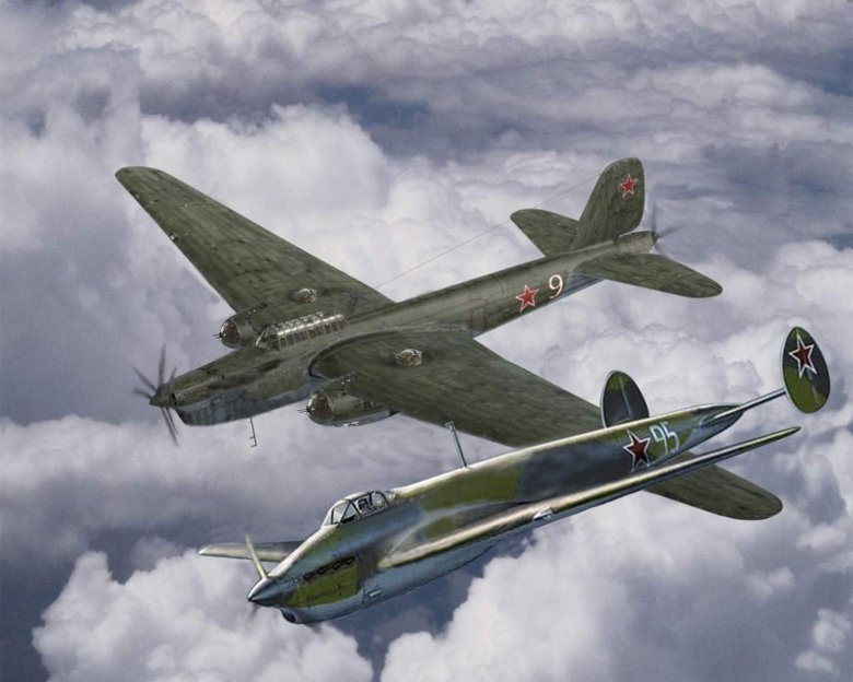 Тяжёлый бомбардировщик пе-8