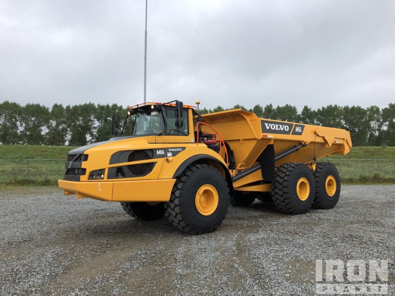 Сочленённый самосвал volvo