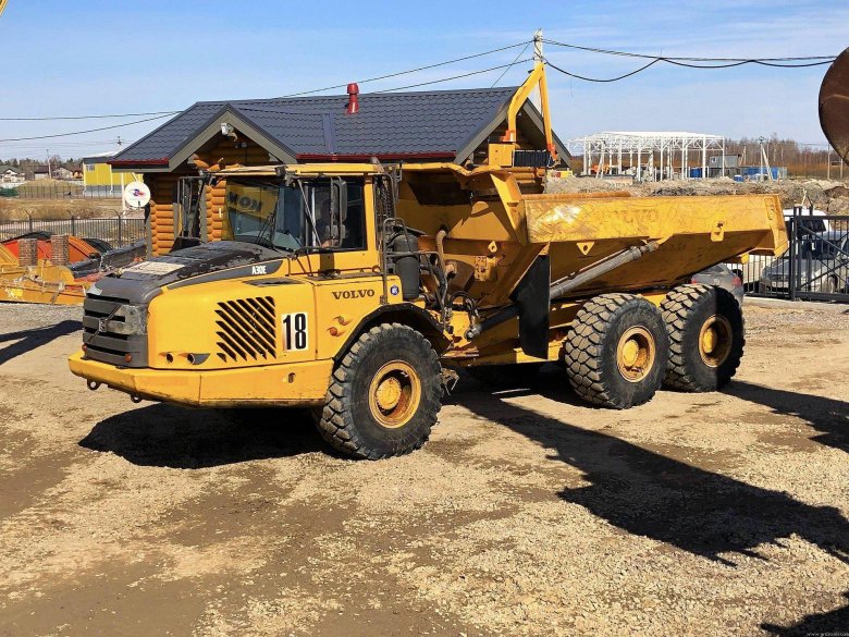 Сочленённый самосвал volvo a 40 f