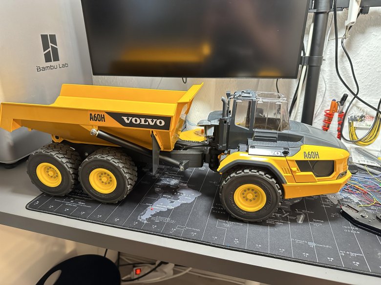 Сочленённый самосвал volvo a60h