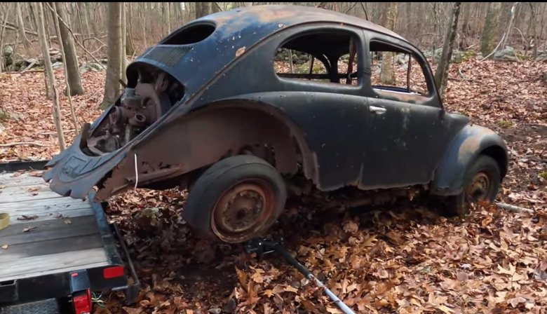 Volkswagen beetle 1963 заброшенный