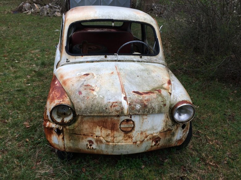 Fiat 500 rusty
