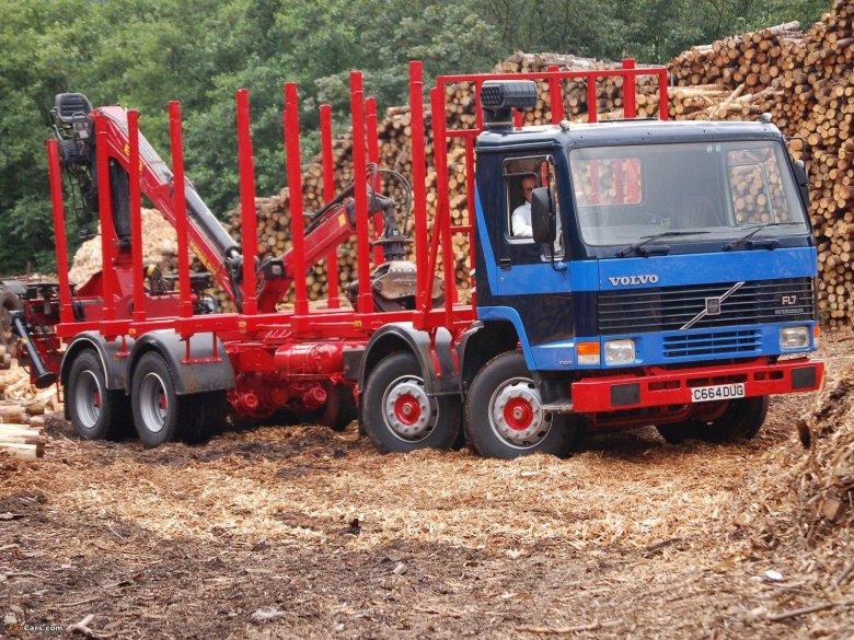 Volvo fmx лесовоз