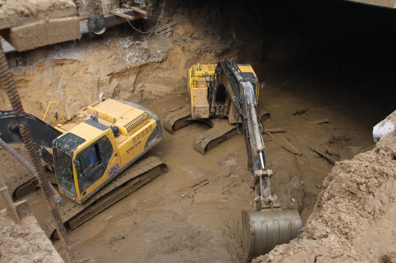 Подземный экскаватор