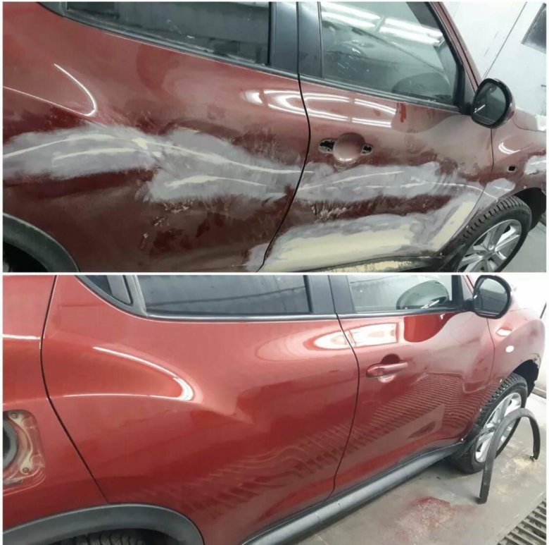 Машина после покраски