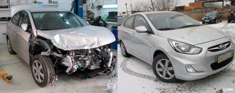 Битый хендай солярис