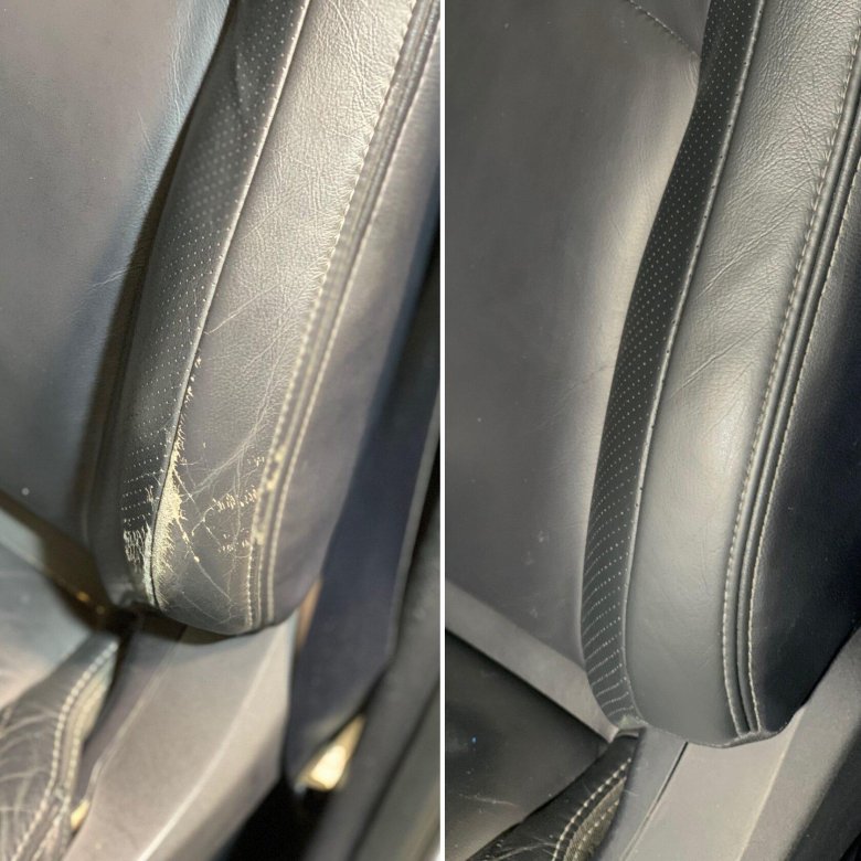 Ремонт кожаных сидений автомобиля