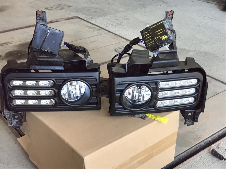 Противотуманные фары toyota land cruiser 200