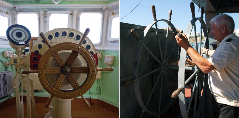 Штурвал на корабле