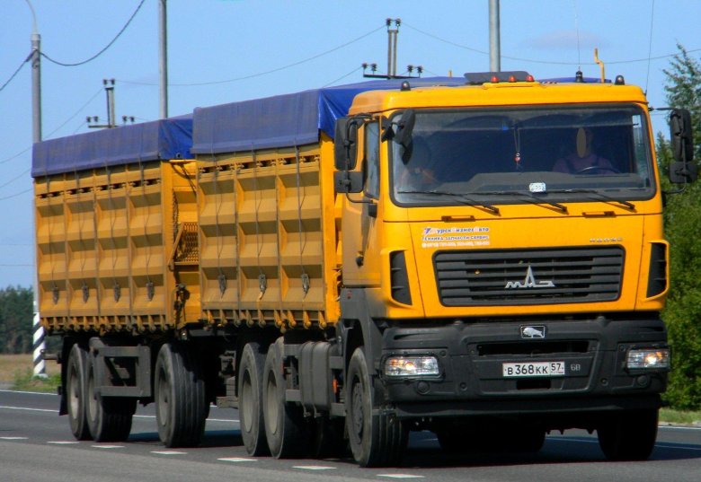 Маз 6501в9 зерновоз