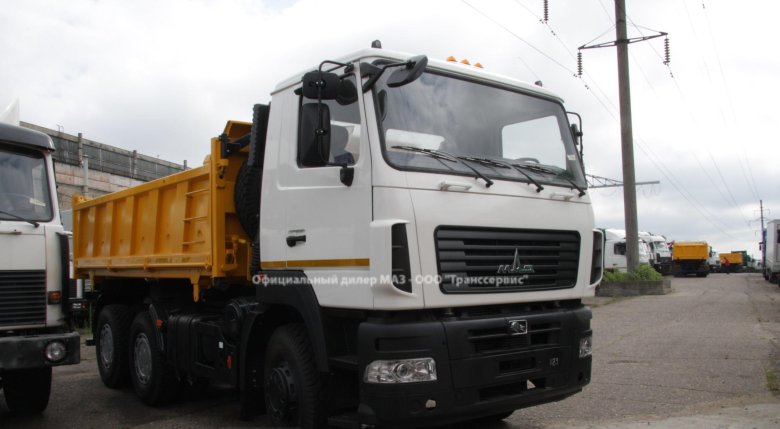 Новые самосвалы маз 6501е9