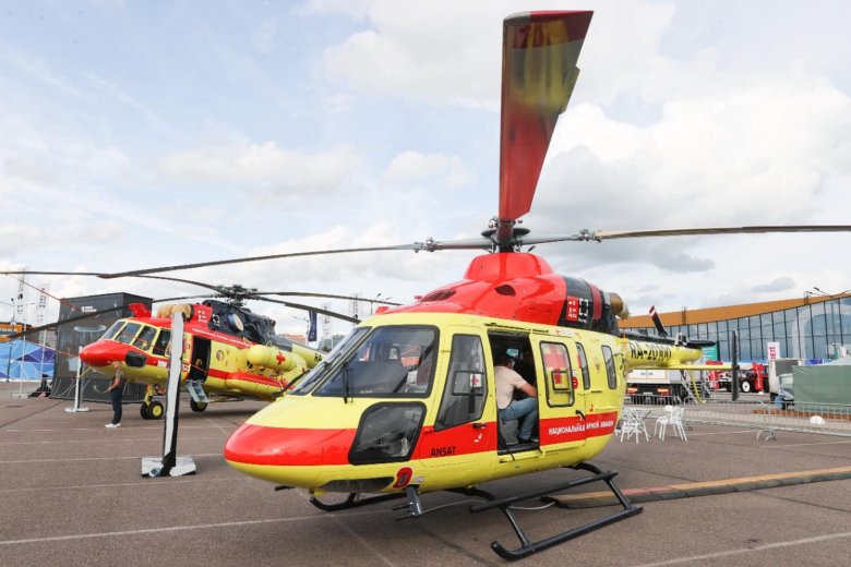 Медицинский вертолет россия