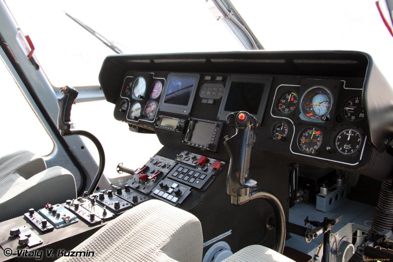 Ансат вертолёт приборная панель