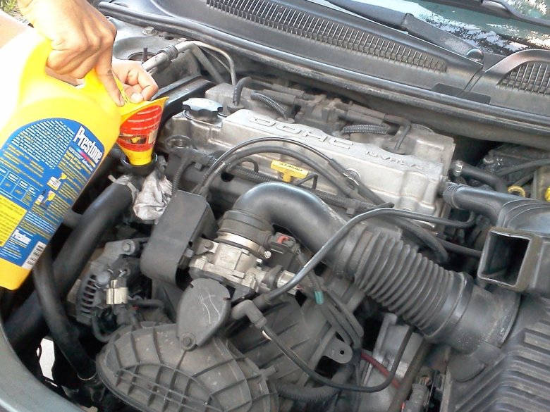 Масло в двигателе