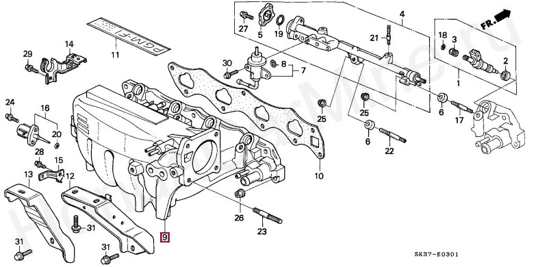 Прокладка honda