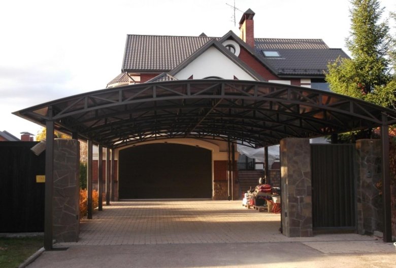 Навес во двор