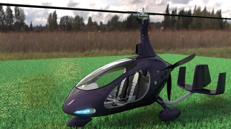 Аэротакси-автожир tensor 600xгабариты?