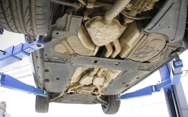 Днище автомобиля