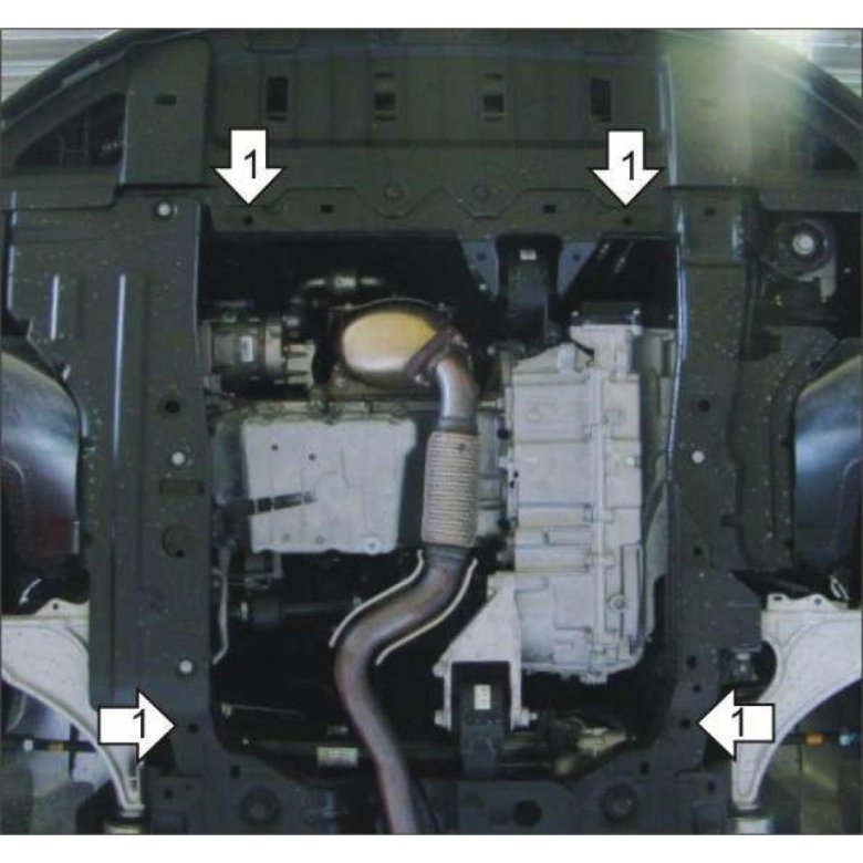 Усиленная защита motodor картера двигателя