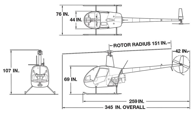 Вертолет схема