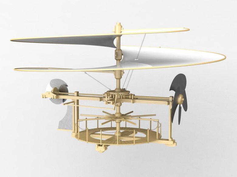 Воздушный винт леонардо да винчи