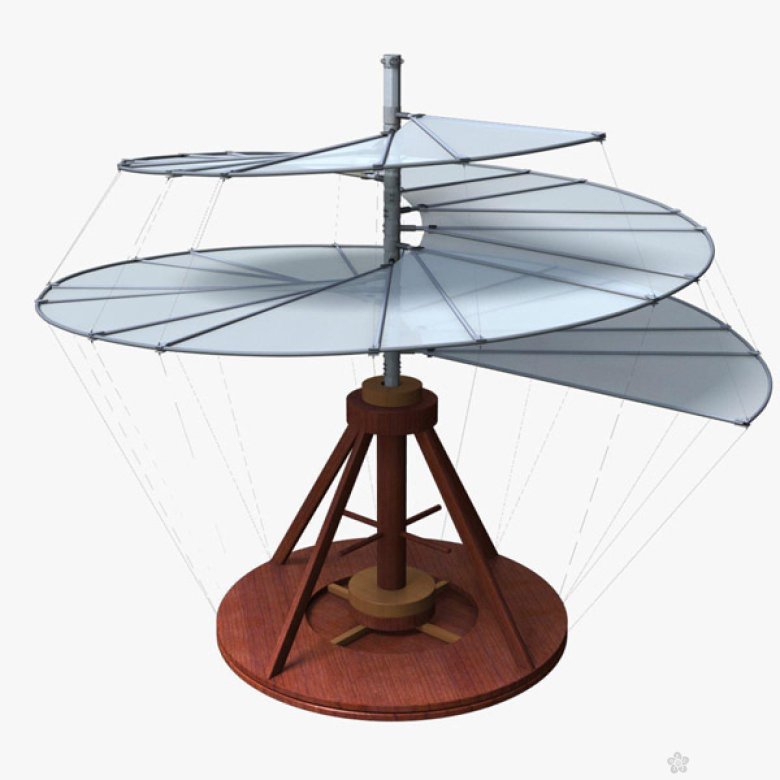 Сборная модель воздушный винт леонардо да винчи