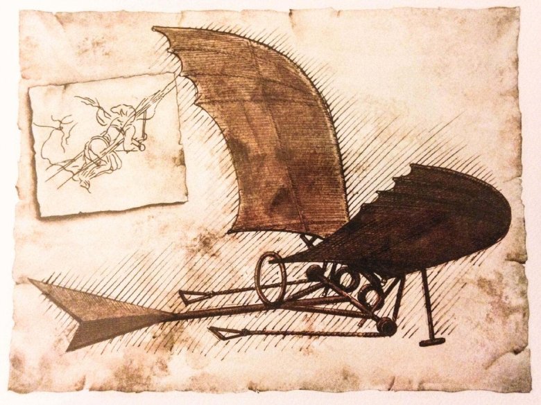 Летательные аппараты леонардо да винчи