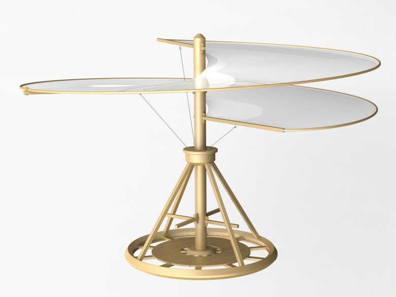 Леонардо давинчи вертолет