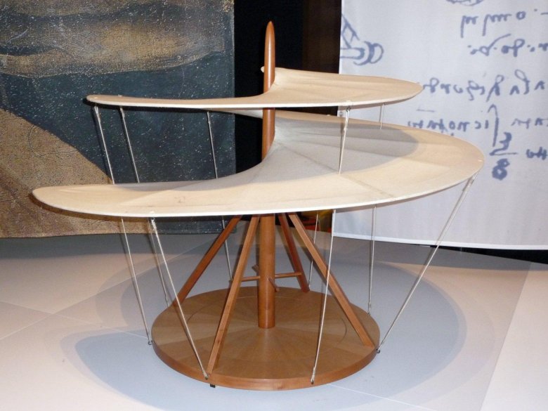 Геликоптер леонардо да винчи