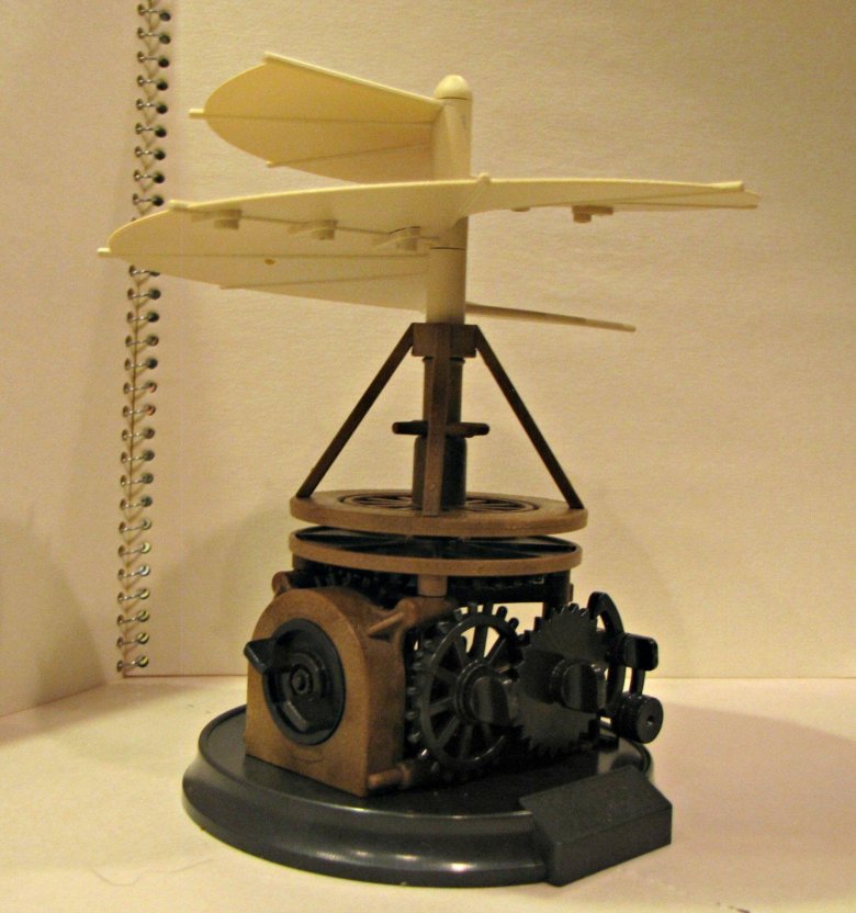 Модель вертолета леонардо да винчи